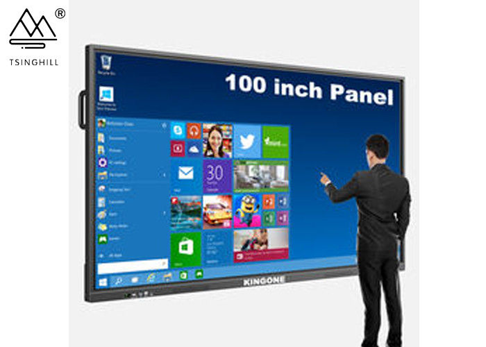 450nit 70 Inch Smart Board Interactive Whiteboard Windows 10 OS